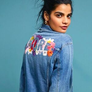 Pilcro and the Letterpress amore denim jacket